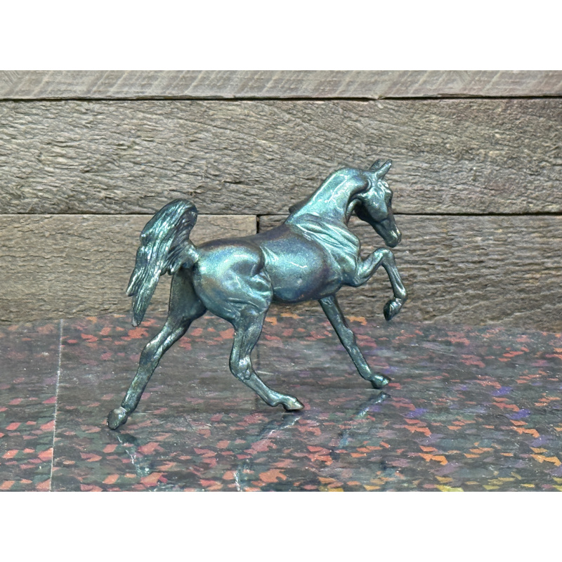 Breyer Custom Horse Stablemate Glossy Green Mesmerizing Galloping Arabian Stallion