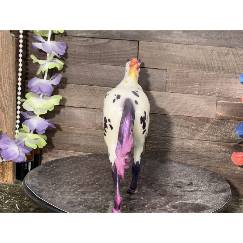 Breyer OF Horse 2021 Glossy Rainbow Appaloosa Breyerfest SR 7 Arts