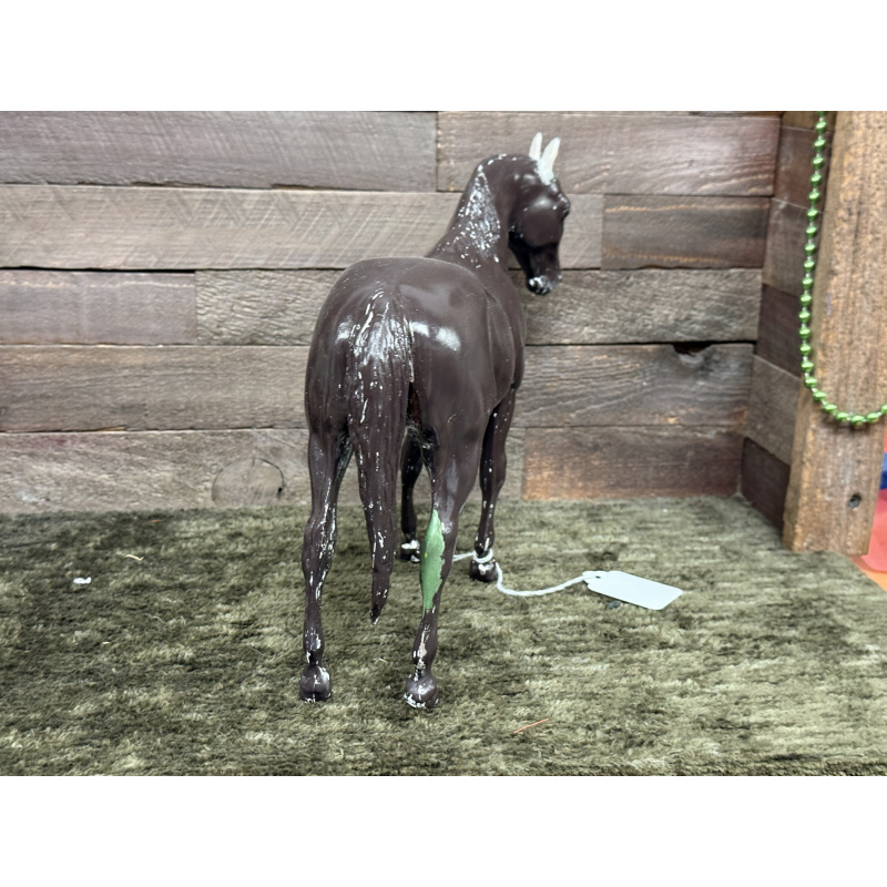 Breyer Custom Horse TB Mare Bare Plastic Chocolate Brown