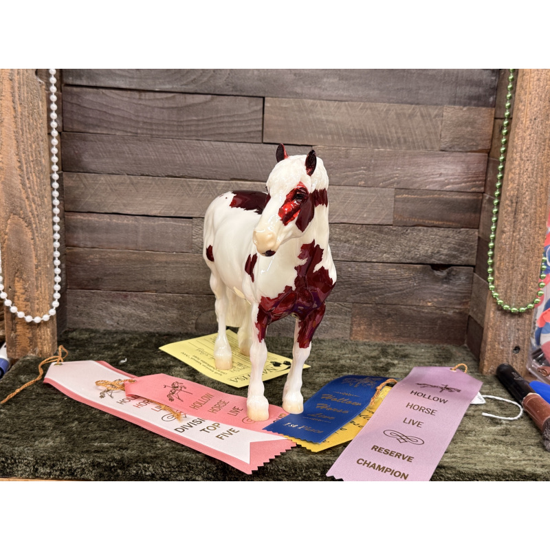 Breyer Custom Horse Traditional Georg Red Pinto King Of Hearts LSQ