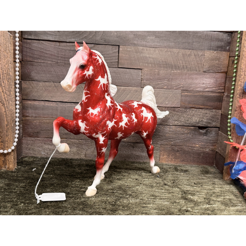 Breyer Custom Model Horse Vintage Five Gaiter Christmas In July 2026 Red Filigree
