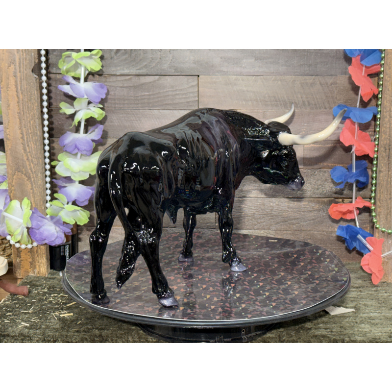 Breyer Custom Animal Traditional Bull Stoke Black Charcoal