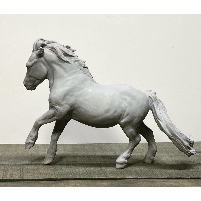 "PepperPoni" trad scale unpainted resin pony by Levi Kroll
