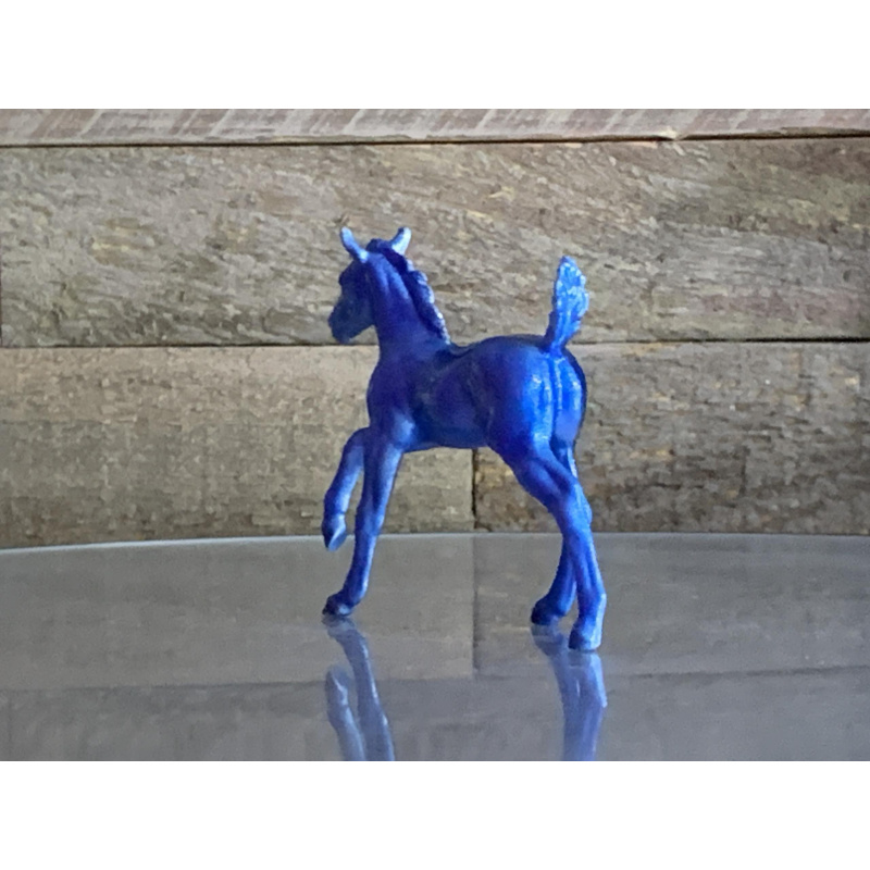 Breyer Custom Horse Playful Foal Glossy Blue Sparkly
