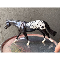 Breyer Custom Model Horse Roxy Black Pearl Appaloosa