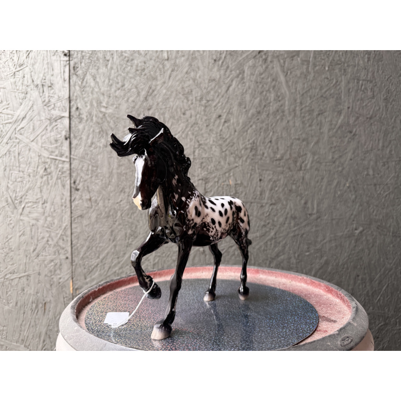Breyer Custom Model Horse Fireheart Black Bay Full Blanket Appaloosa