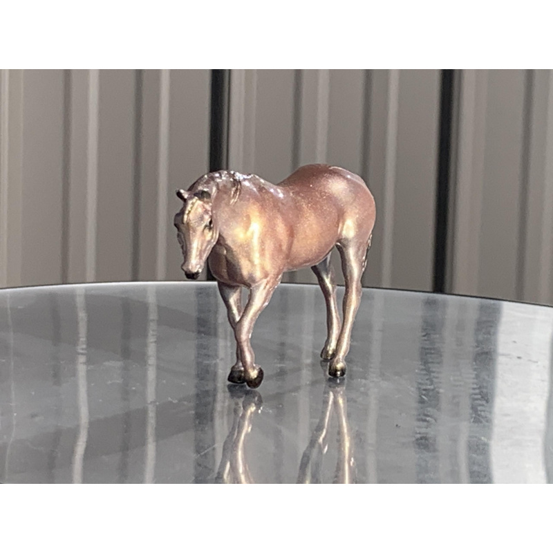 Breyer Custom Horse Indian Pony Glossy Colorshift Paint Rose Gold
