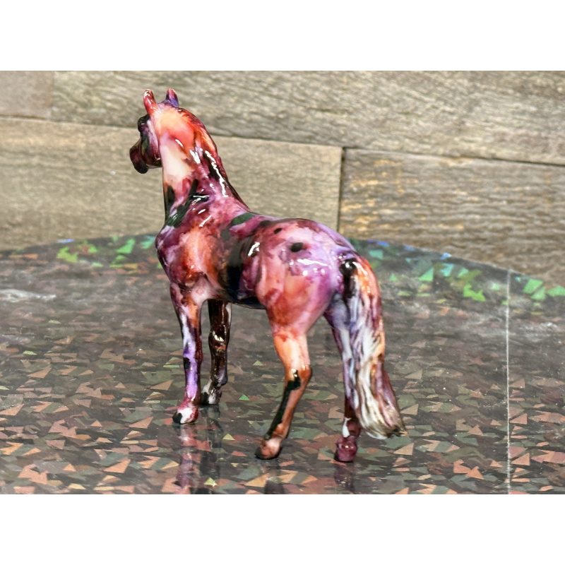 Breyer Custom Horse Stablemate Glossy Link Marbled Many Colors Glow In Dark