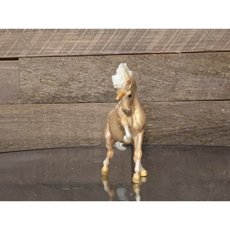 Breyer Custom Horse Croi Damsha  Custom Holographic Gold