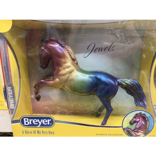 Breyer OF Model Horse Fighting Stallion Fall Release Rainbow 2022