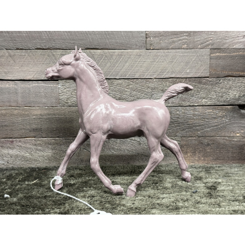 Breyer Stripped Horse Running Foal Purple Pink Swirled Plastic