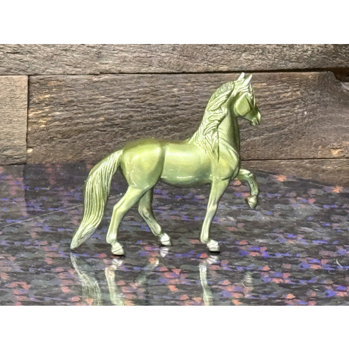 Breyer Custom Horse Stablemate Glossy Green Chrome Paso Fino