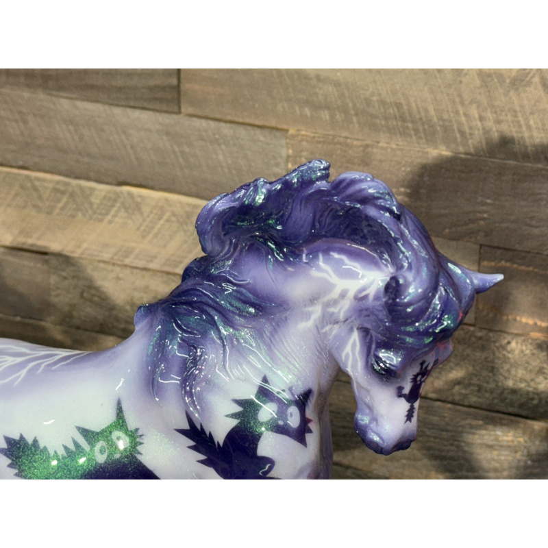Breyer Custom Horse Traditional Croi Dampsha Halloween Scaredy Cat