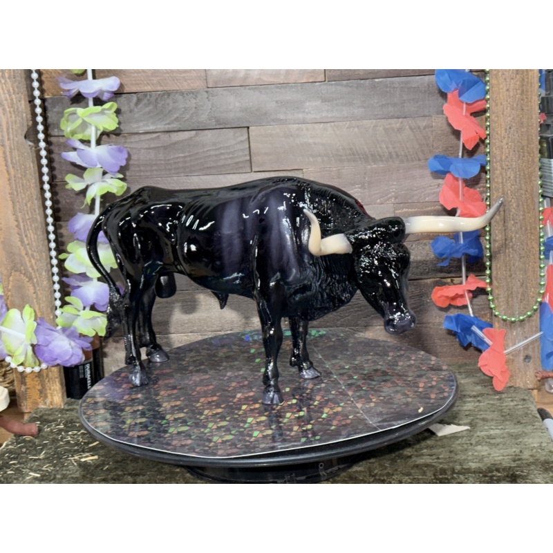 Breyer Custom Animal Traditional Bull Stoke Black Charcoal