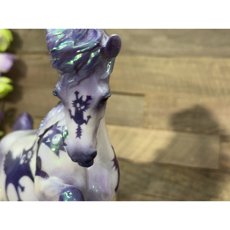 Breyer Custom Horse Traditional Croi Dampsha Halloween Scaredy Cat