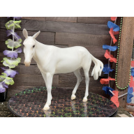 Breyer Custom Horse Traditional Molly Mule New Mold White Mule Points Matte