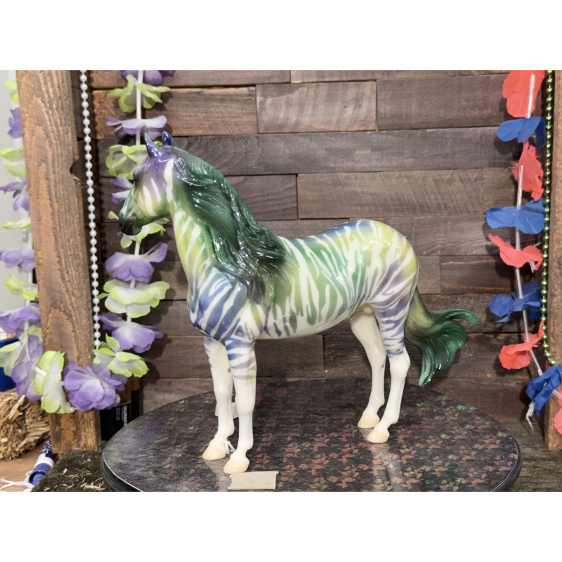 Breyer Custom Horse Traditional Paso Fino To Pearl Colored Zebra