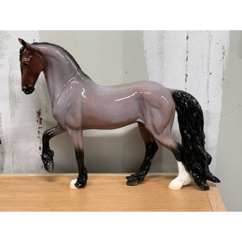 Breyer OF Model Horse BF Scandi Surprise GLOSSY Appy Bay Roan Gold Pinto Champagne