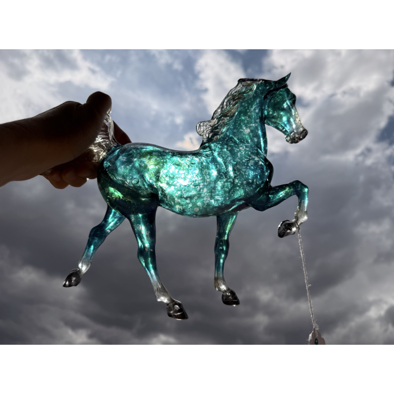 Breyer Custom Model Horse Vintage 5 Gaiter Benasque Blue Purple