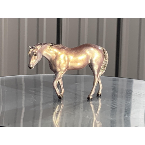 Breyer Custom Horse Indian Pony Glossy Colorshift Paint Rose Gold