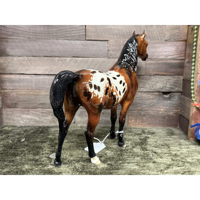 Breyer Custom Model Horse Proud Arabian Mare Buckskin Bay Blanket Appaloosa