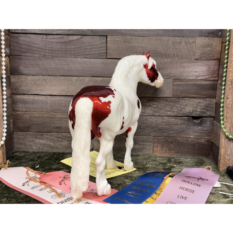 Breyer Custom Horse Traditional Georg Red Pinto King Of Hearts LSQ