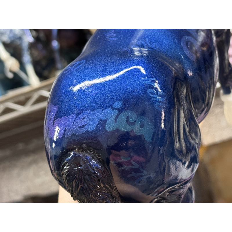 Breyer Custom Horse Traditional Blue Georg To USA Anniversary Of 250 Years