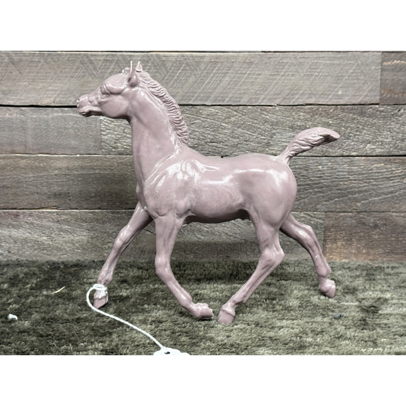 Breyer Stripped Horse Running Foal Purple Pink Swirled Plastic