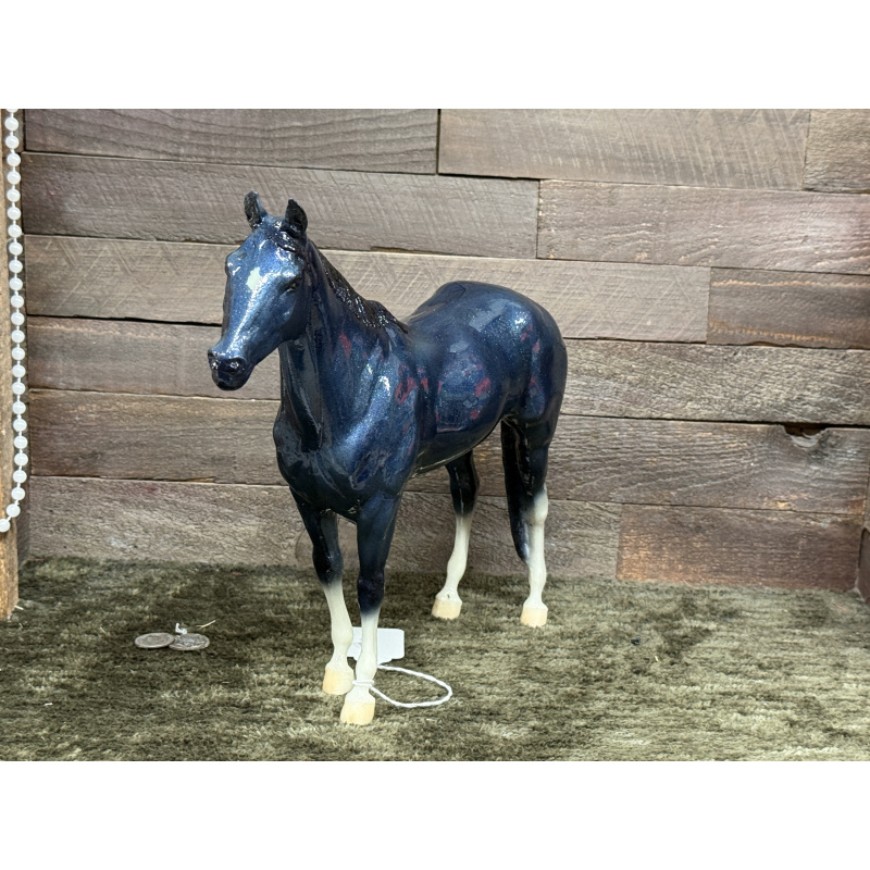 Breyer Custom Model Horse Boyla Blue With Sparkles