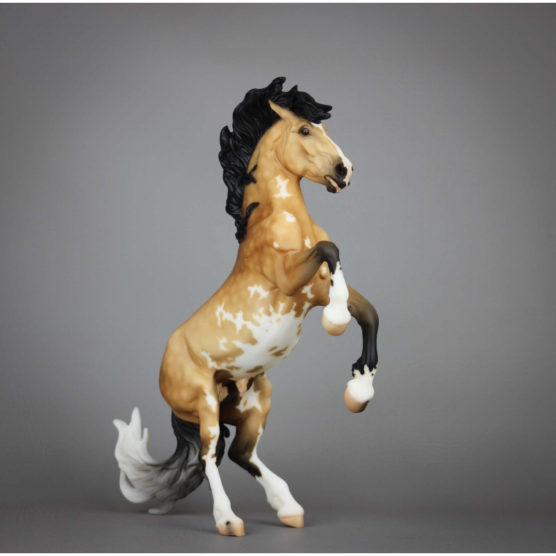 Drastic Fireheart Custom ~ Dapple Sooty Buckskin Sabino Pinto