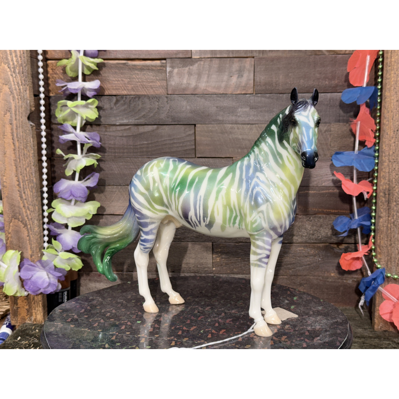 Breyer Custom Horse Traditional Paso Fino To Pearl Colored Zebra