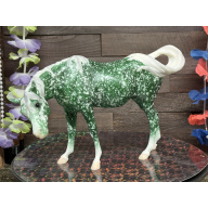 Breyer Custom Horse Traditional Susecion Matte Green Dapple