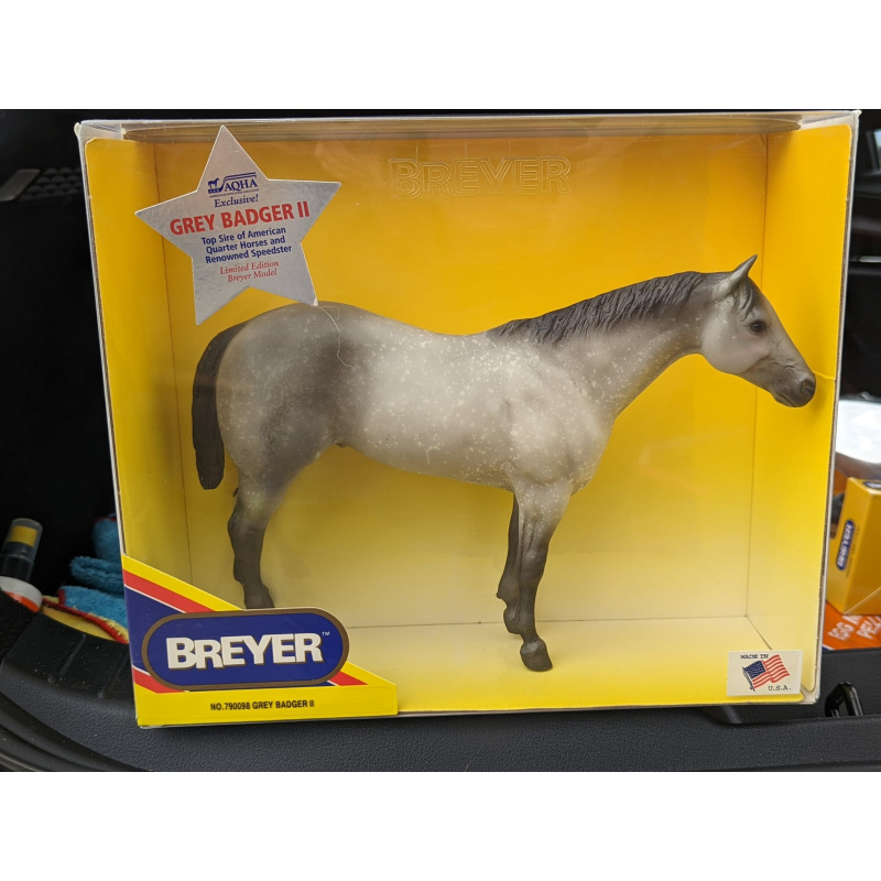 Breyer #790098 Grey Badger II 1998 QH Outfitters 2500 made