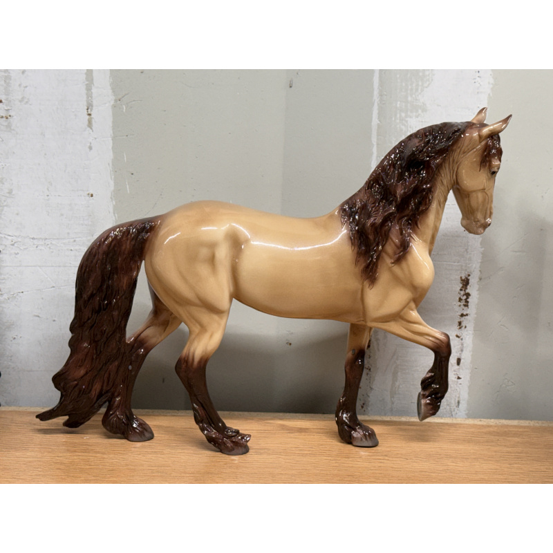 Breyer OF Model Horse BF Scandi Surprise GLOSSY Appy Bay Roan Gold Pinto Champagne
