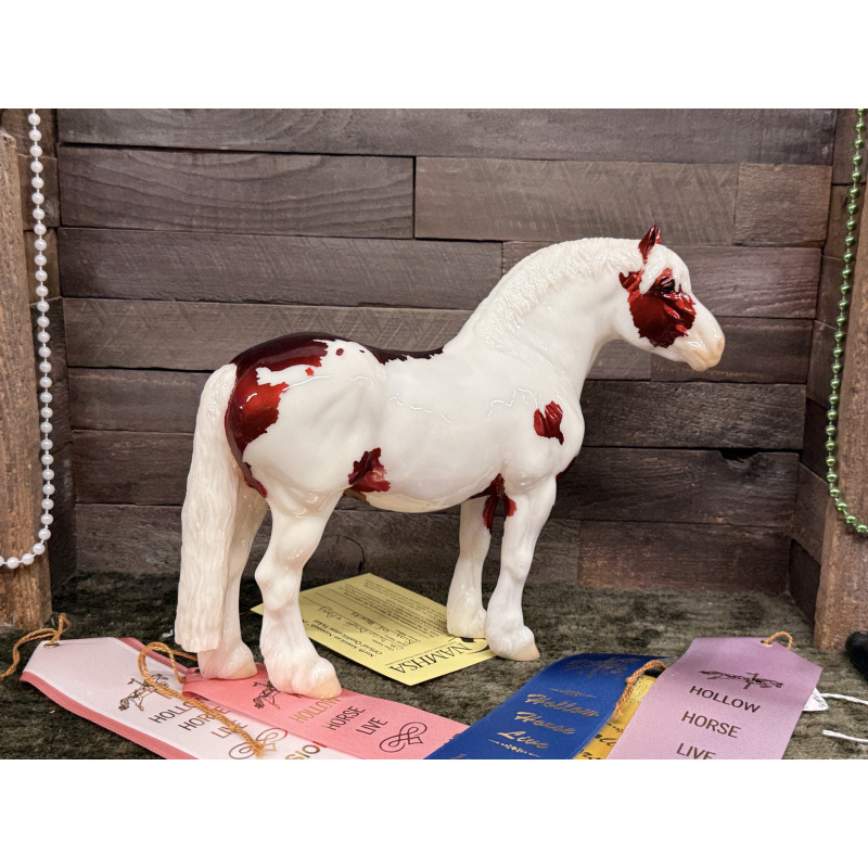 Breyer Custom Horse Traditional Georg Red Pinto King Of Hearts LSQ