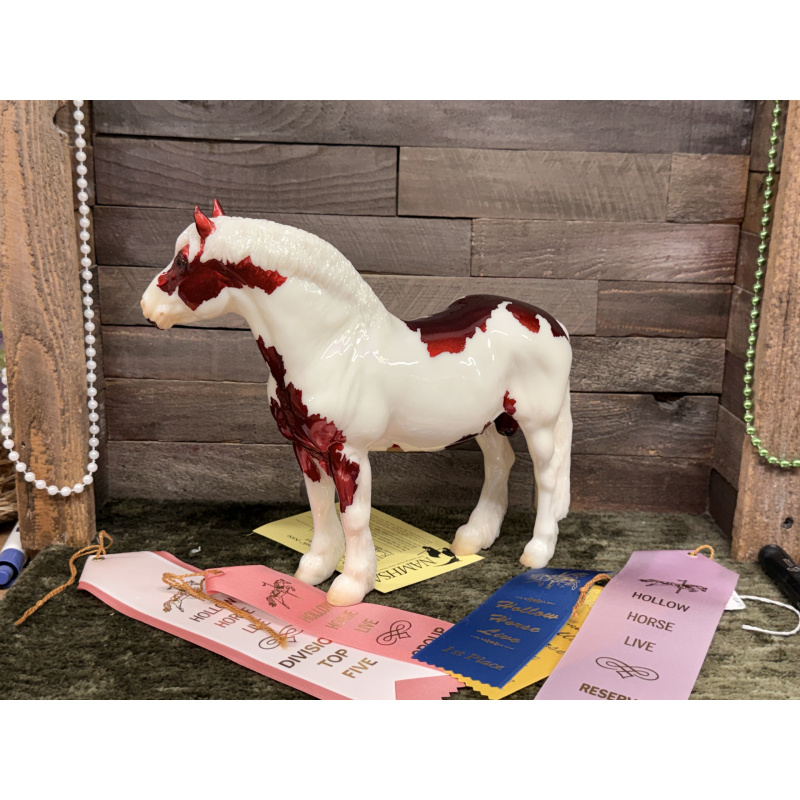 Breyer Custom Horse Traditional Georg Red Pinto King Of Hearts LSQ