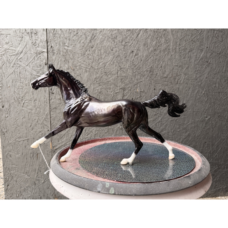 Breyer Custom Model Horse Achal Teke Black Pearl