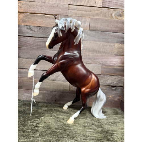 Breyer Custom Model Horse New Mold Carmen Done In Silver Bay