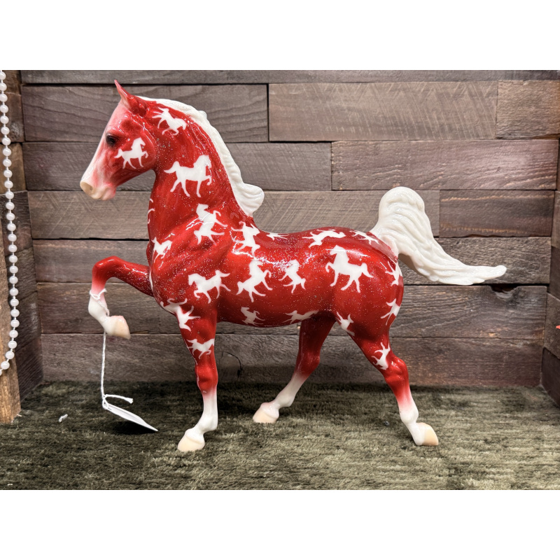 Breyer Custom Model Horse Vintage Five Gaiter Christmas In July 2026 Red Filigree