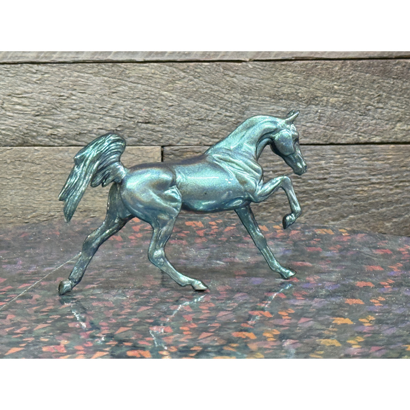 Breyer Custom Horse Stablemate Glossy Green Mesmerizing Galloping Arabian Stallion