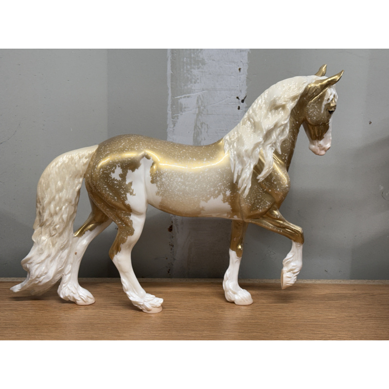 Breyer OF Model Horse BF Scandi Surprise GLOSSY Appy Bay Roan Gold Pinto Champagne