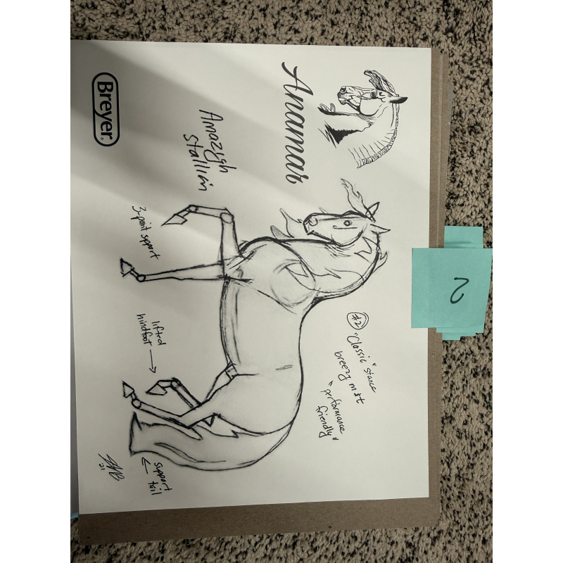 Breyer Material Premier Club Drawing Animar