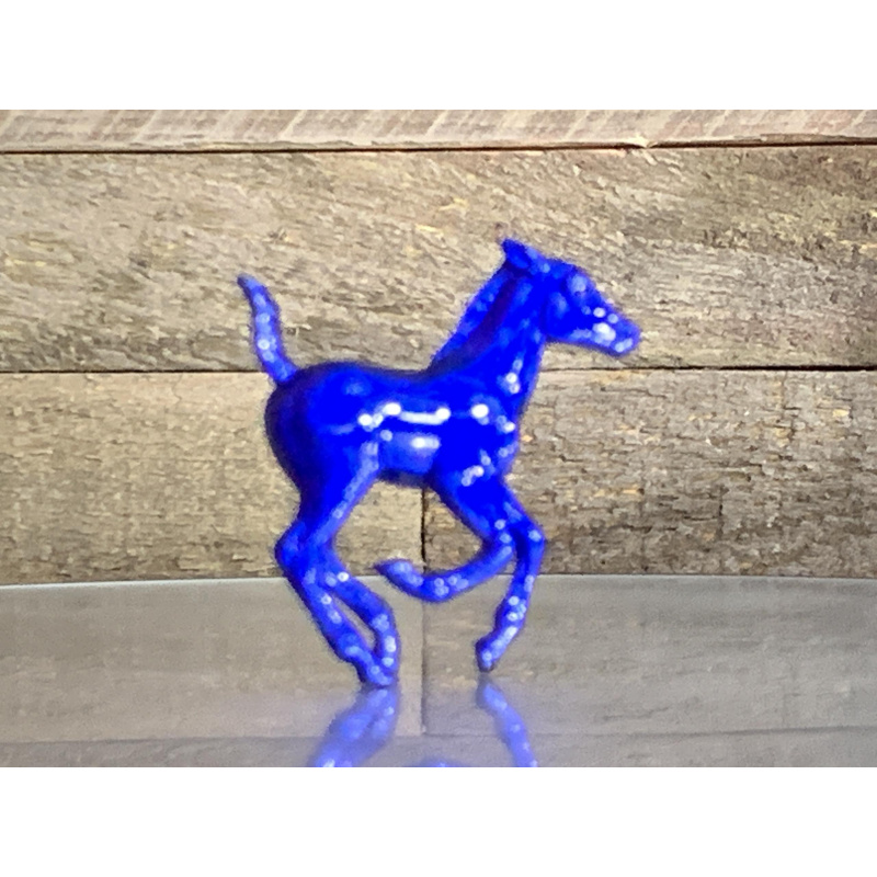 Breyer Custom Horse Cantering Foal Glossy Dark Blue Sparkly