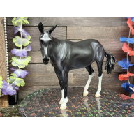 Breyer Custom Horse Traditional Molly Mule New Mold Black Lighter Points Matte