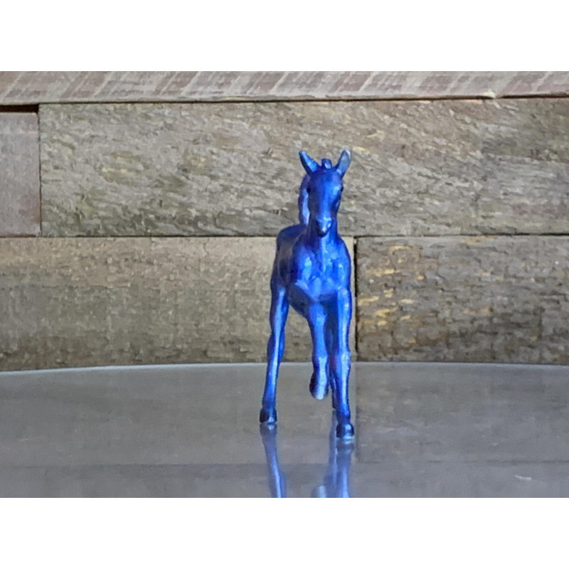 Breyer Custom Horse Playful Foal Glossy Blue Sparkly