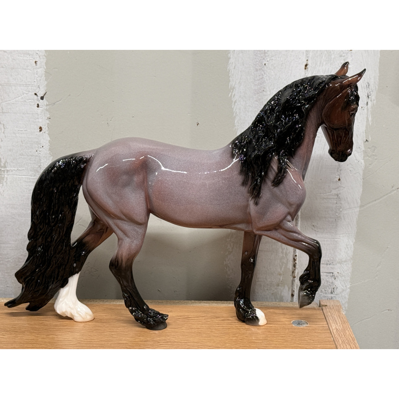 Breyer OF Model Horse BF Scandi Surprise GLOSSY Appy Bay Roan Gold Pinto Champagne
