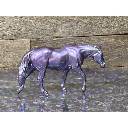 Breyer Custom Horse Stablemate Glosay Chrome Purple