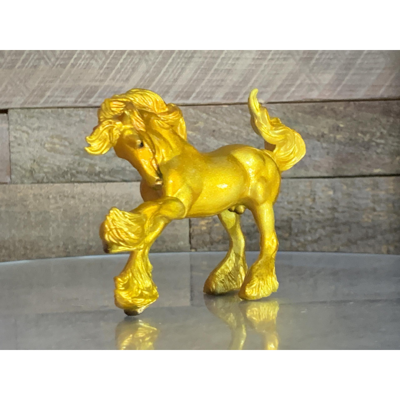 Breyer Custom Horse Gypsy Vanner Glossy Yellow