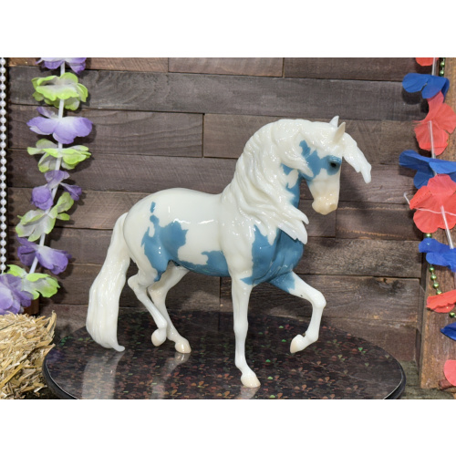 Breyer Custom Horse Traditional Animar Glossy Wedgewood Pinto