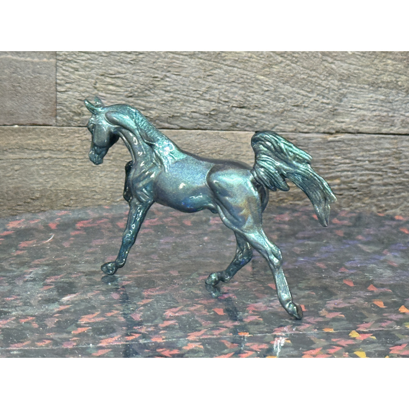 Breyer Custom Horse Stablemate Glossy Green Mesmerizing Galloping Arabian Stallion